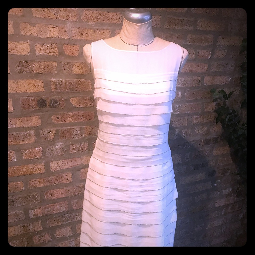 Ann Taylor silk sheath dress.
